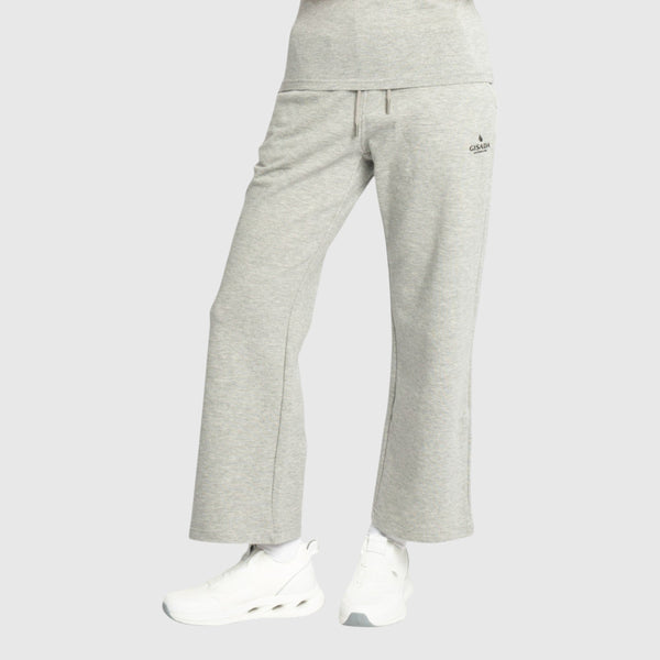 Gisada Straight Leg Sweatpants In Midweight Cotton With Small Silicon Print