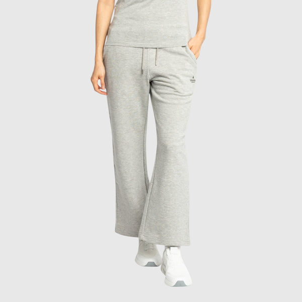 Gisada Straight Leg Sweatpants In Midweight Cotton With Small Silicon Print