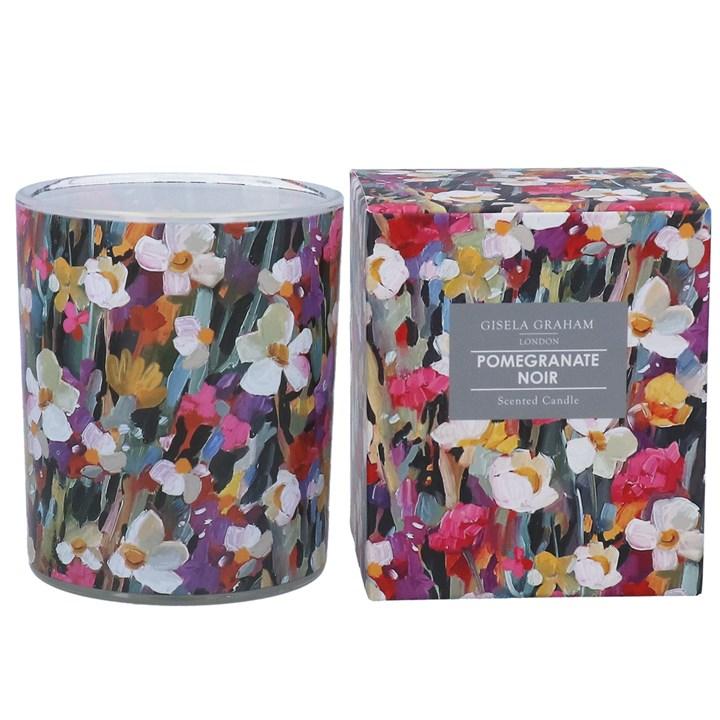 gisela graham Boxed Scented Candle - Abstract Flowers