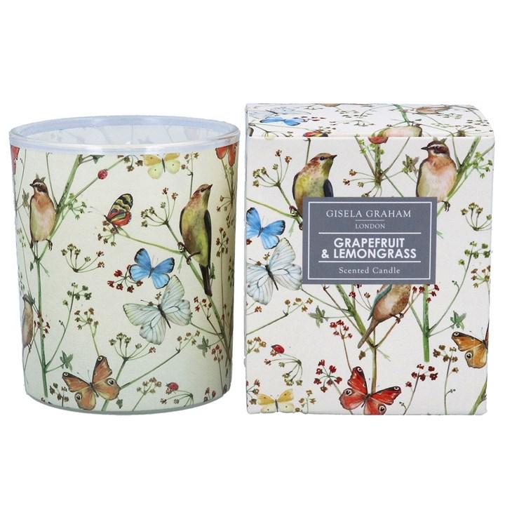 gisela graham Boxed Scented Candle - Birds & Butterflies