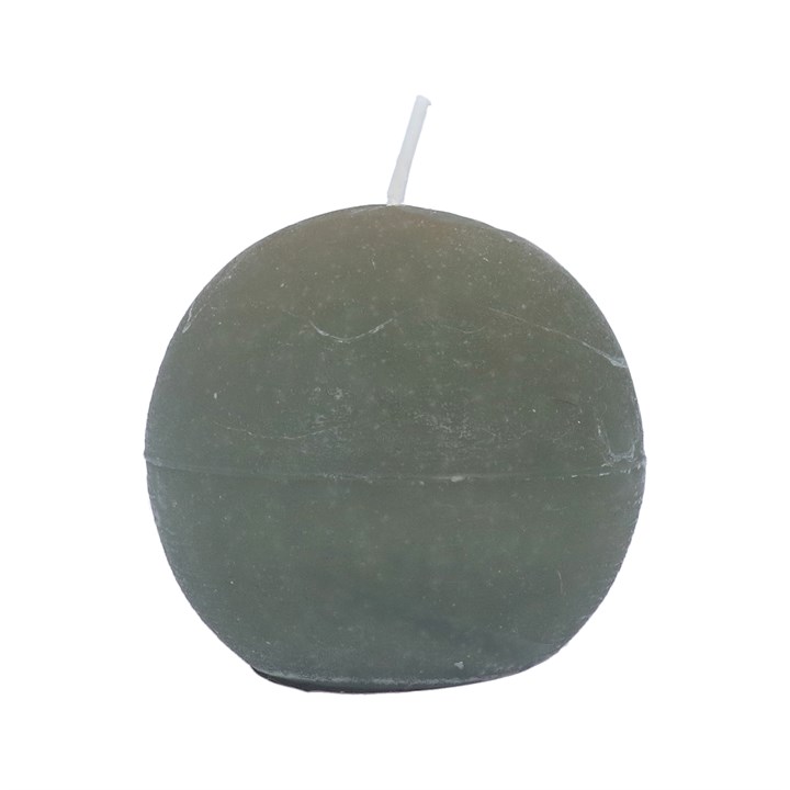 gisela graham Ball Candle - Dark Sage