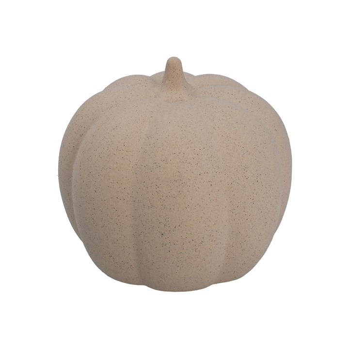 gisela graham Bisque Ornament - Pumpkin Large