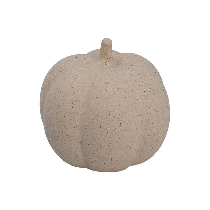 gisela graham Bisque Ornament - Pumpkin Small
