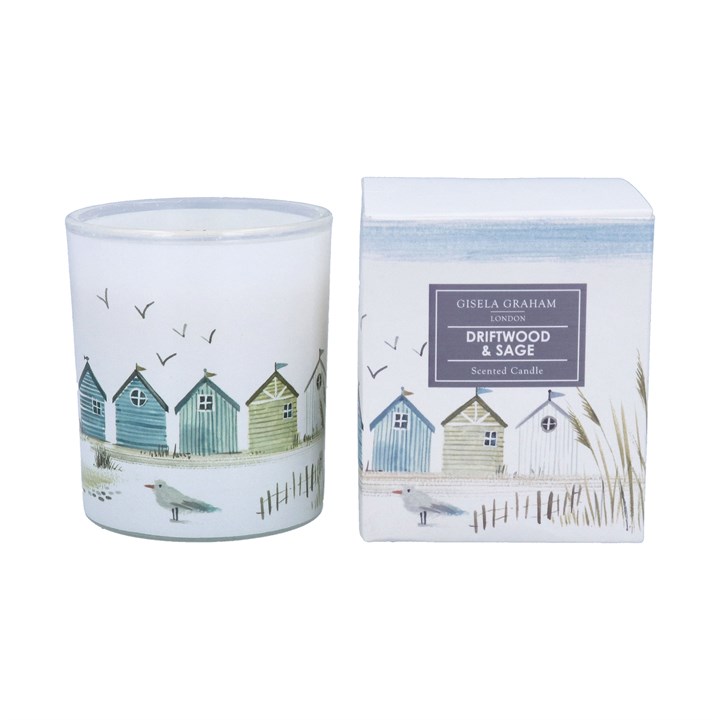 gisela graham Boxed Scented Candle - Beach Huts