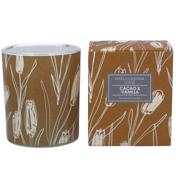 gisela graham Boxed Scented Candle - Ochre Flowers