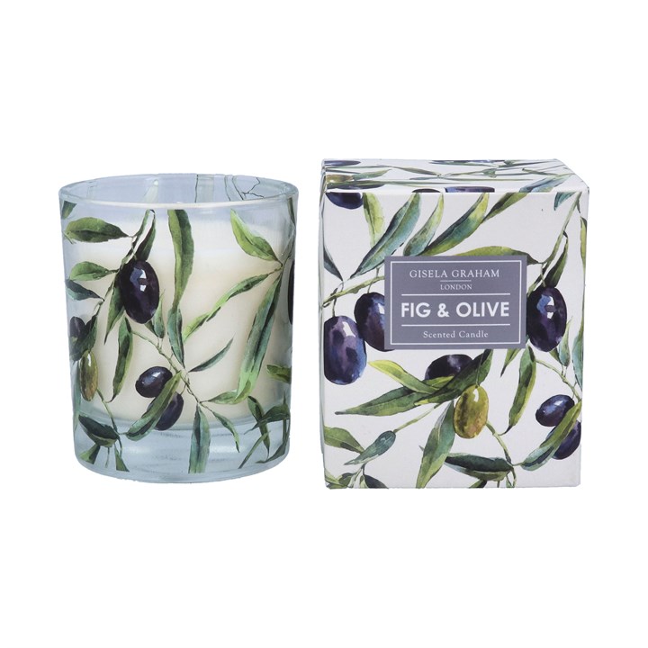 gisela graham Boxed Scented Candle - Olive Sprigs