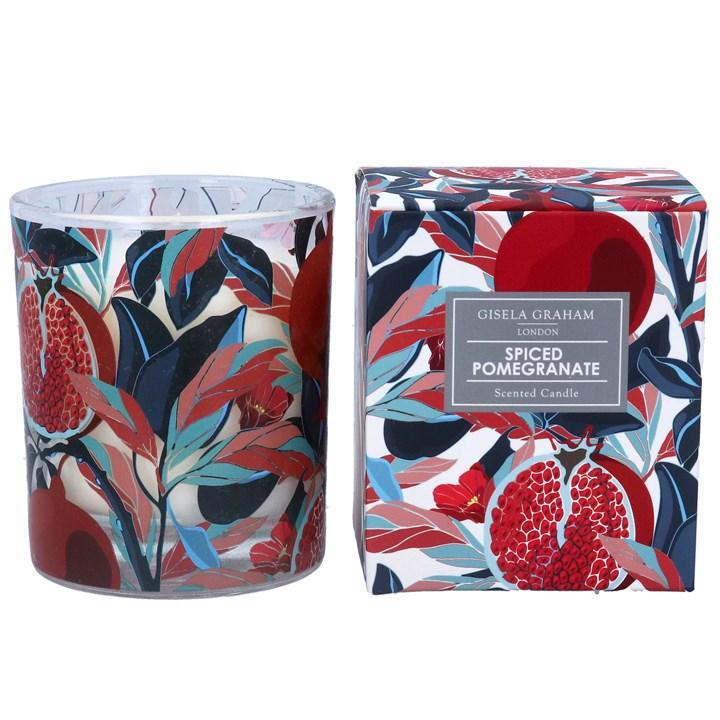 gisela graham Boxed Scented Candle - Pomegranate