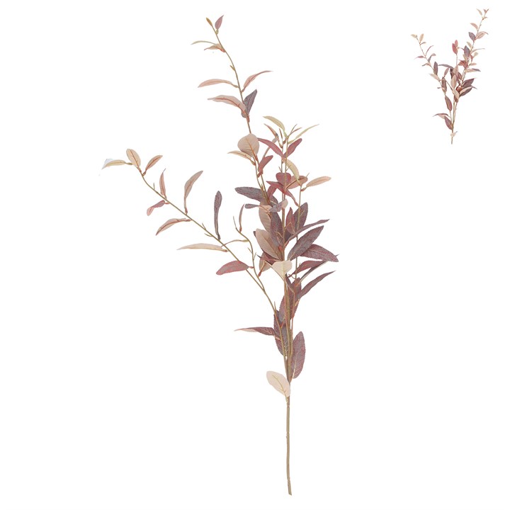 gisela graham Branch - Red & Blue Leaf