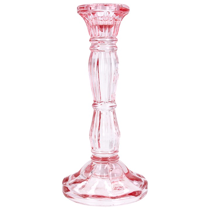 gisela graham Candlestick - Pastel Pink