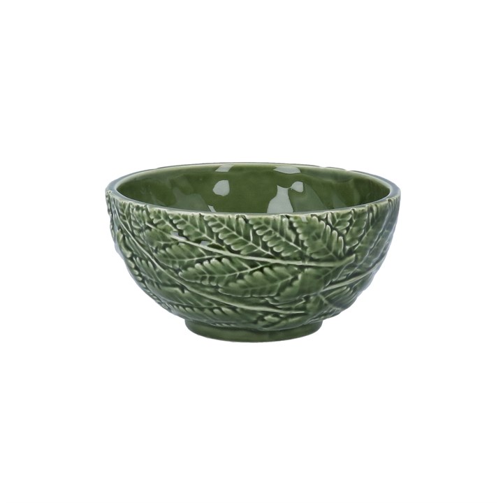 gisela graham Ceramic Bowl - Green Fern