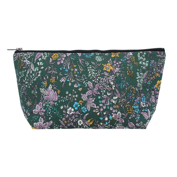 gisela graham Cosmetic Pouch - Green Vintage Floral