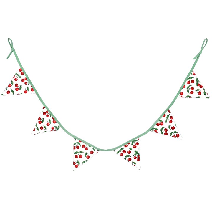 gisela graham Cotton Bunting - Cherries