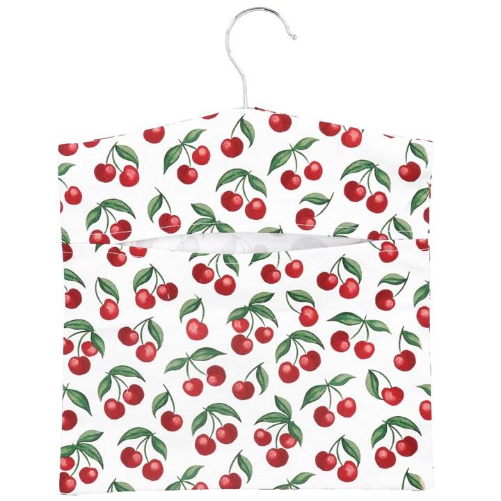 gisela graham Cotton Peg Bag - Cherries