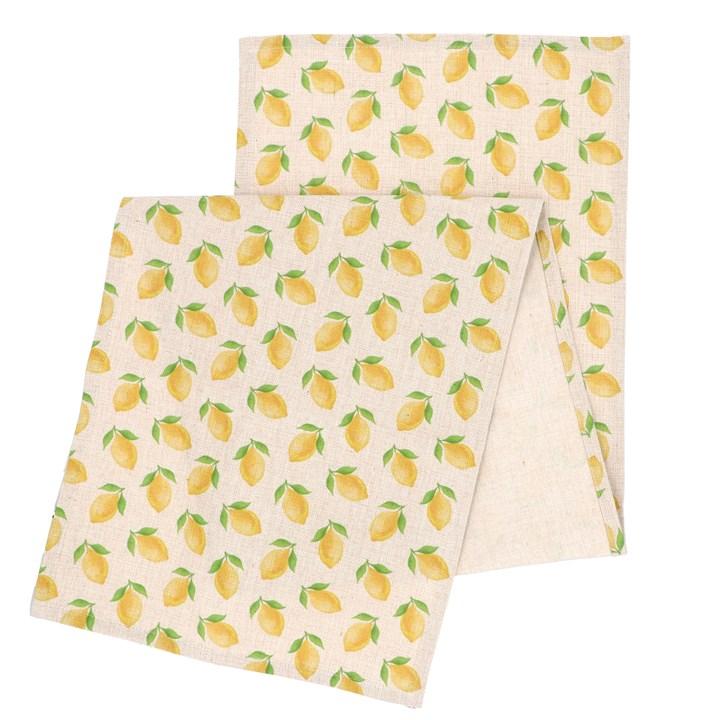gisela graham Fabric Table Runner - Lemons