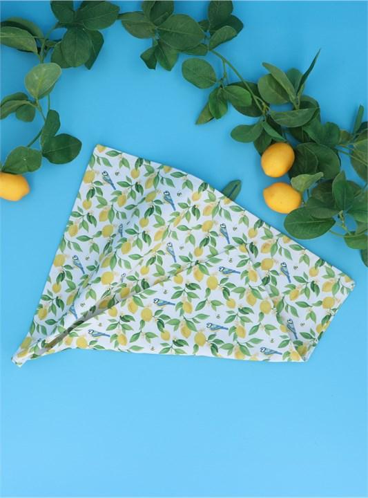 Gisela Graham Fabric Teatowel- Lemons