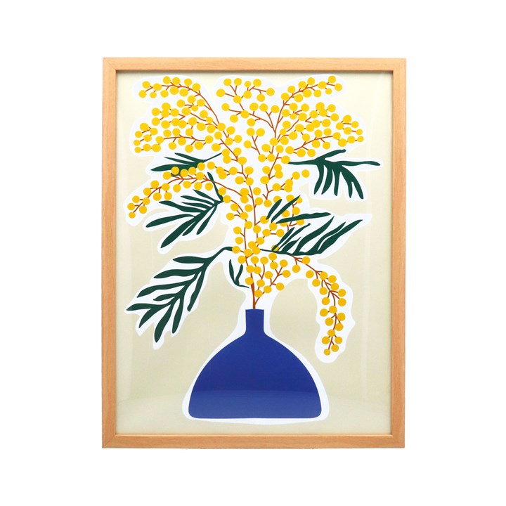 gisela graham Framed Print - Mimosa