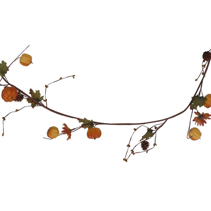 gisela graham Garland - Pumpkin & Flower