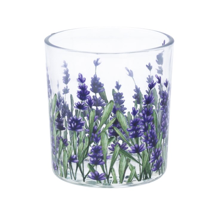 gisela graham Glass T-Lite - Lavender Field