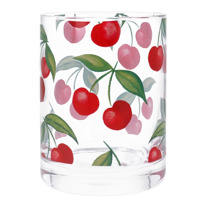 gisela graham Glass Tumbler - Cherries