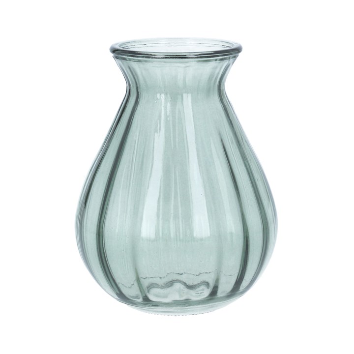 gisela graham Glass Vase - Green Posy