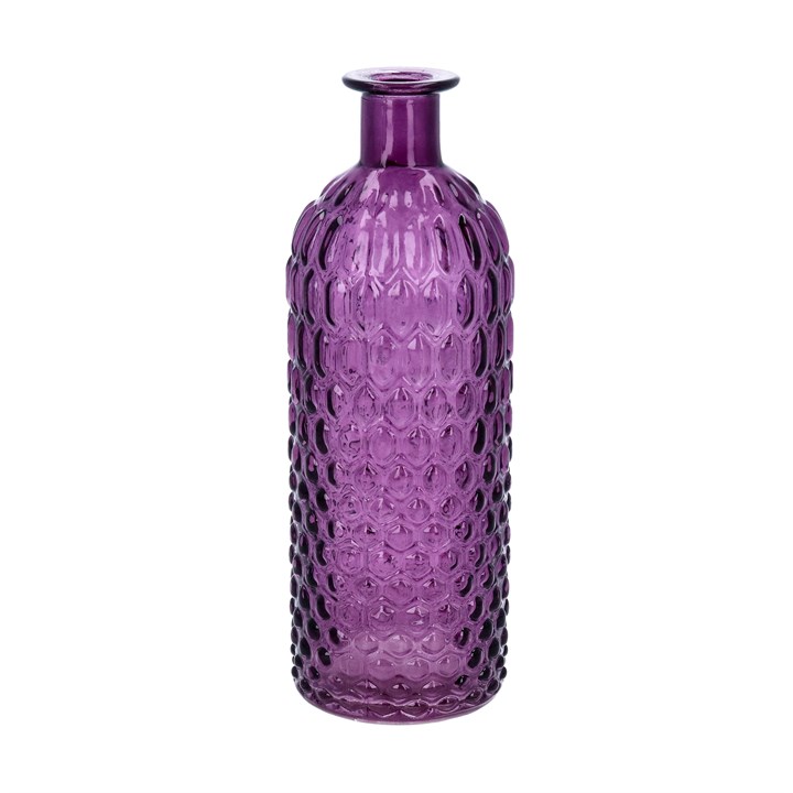 gisela graham Glass Vase - Purple Honeycomb