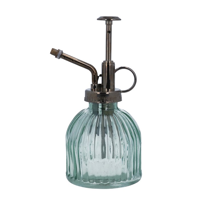 gisela graham Light Green Glass Plant Mister