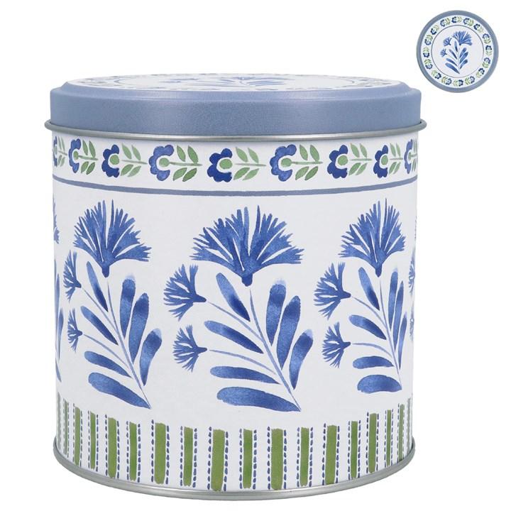 gisela graham Metal Chocolate Tin - Country Flowers