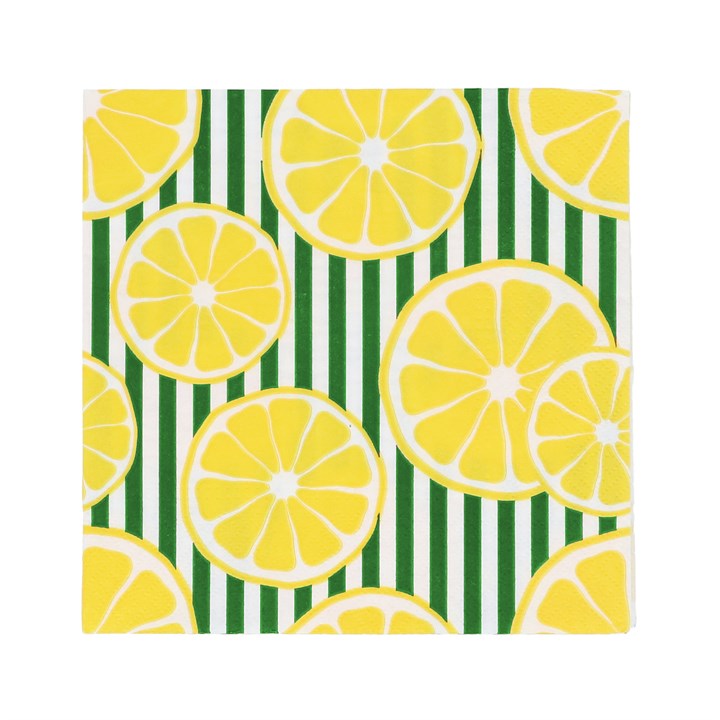 gisela graham Paper Napkins - Lemon Slice