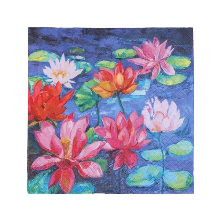 gisela graham Paper Napkins - Lily Pond