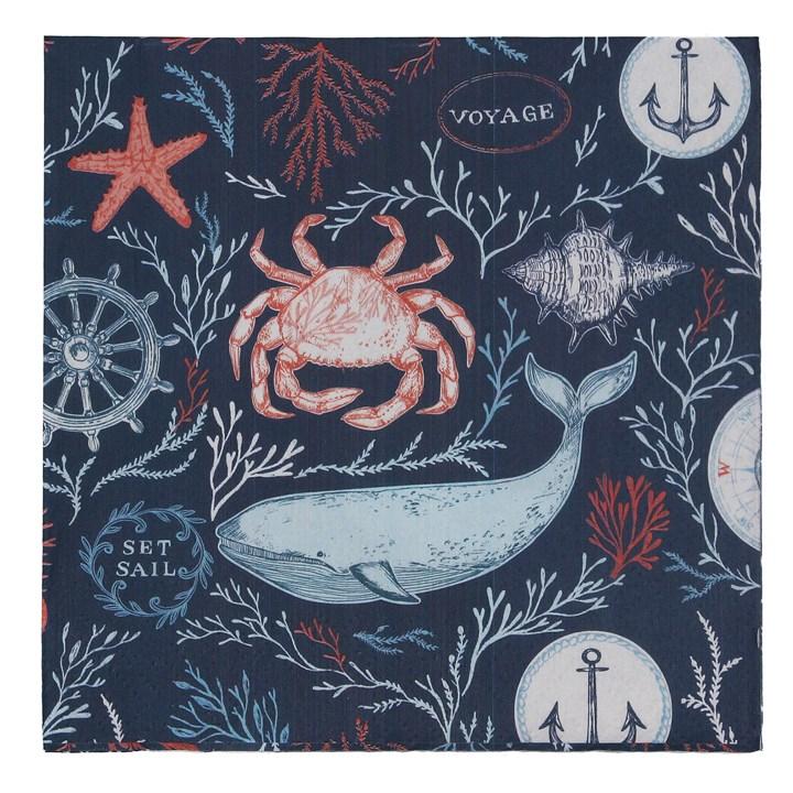 gisela graham Paper Napkins - Sea Life
