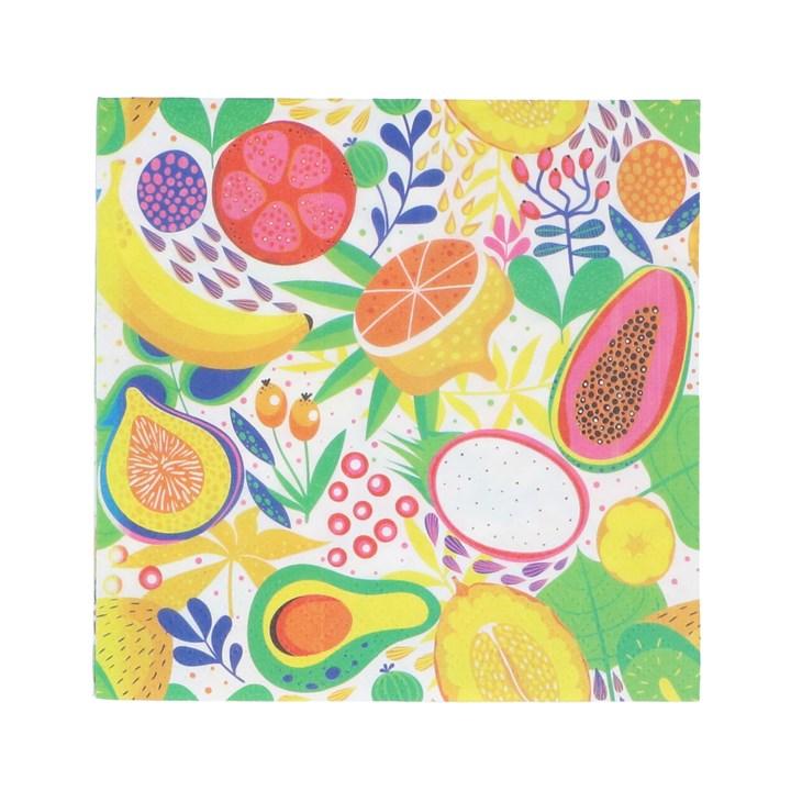 gisela graham Paper Napkins - Tropical Fruit