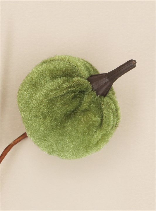 Gisela Graham Pick - Velvet Green Pumpkin