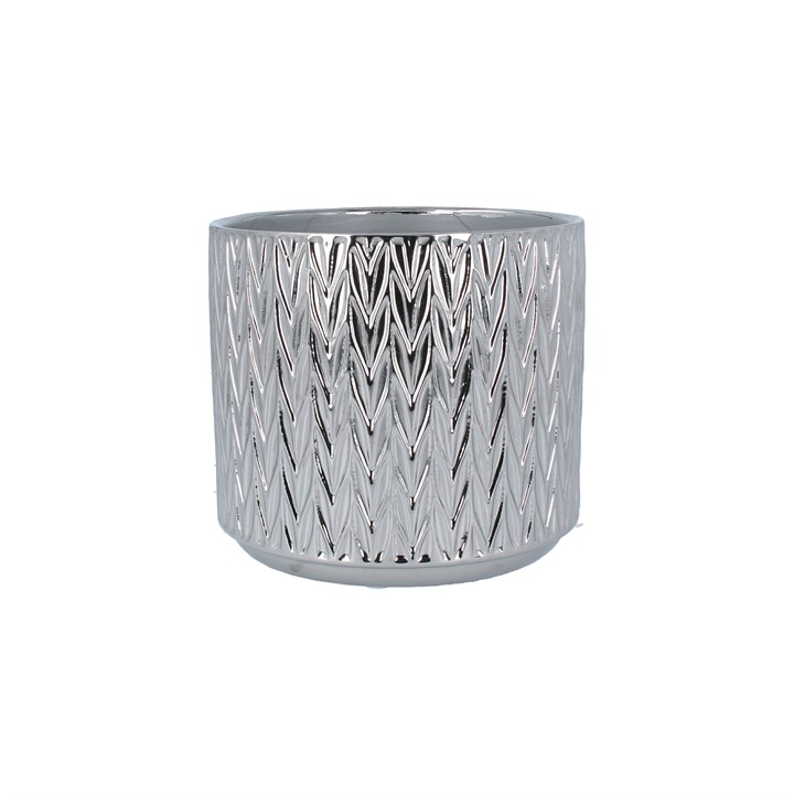 gisela graham Pot Cover - Silver Staghorn