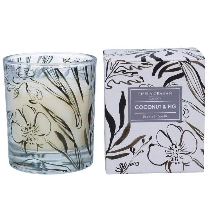 gisela graham Scented Boxed Candle - Ink Floral