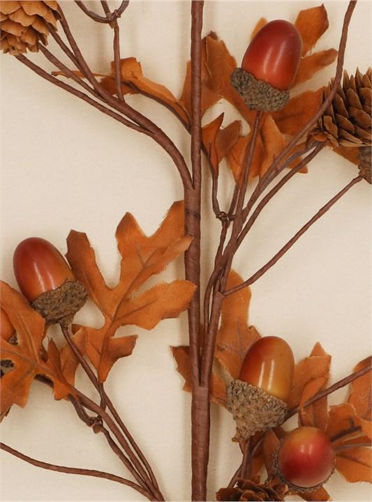 Gisela Graham Spray - Acorn & Cone