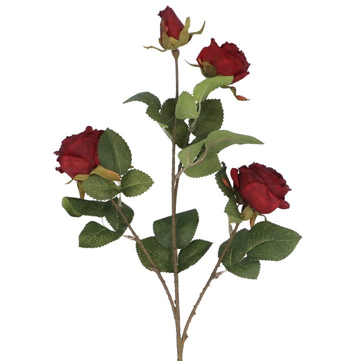 gisela graham Spray - Antique Burgundy Rose