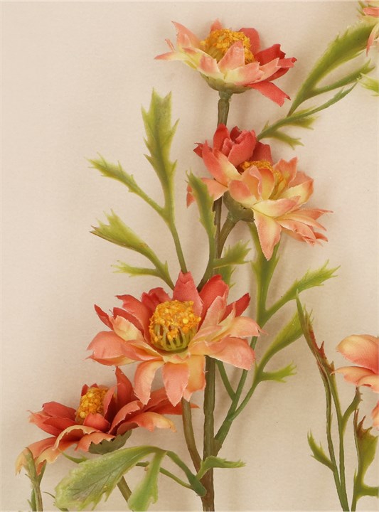Gisela Graham Spray - Antique Coral Pink Wild Aster