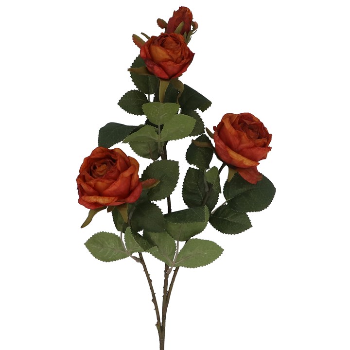 gisela graham Spray - Antique Orange Roses