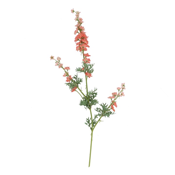 gisela graham Spray - Coral Pink Fine Delphinium