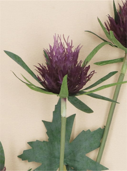 Gisela Graham Spray - Purple Thistle