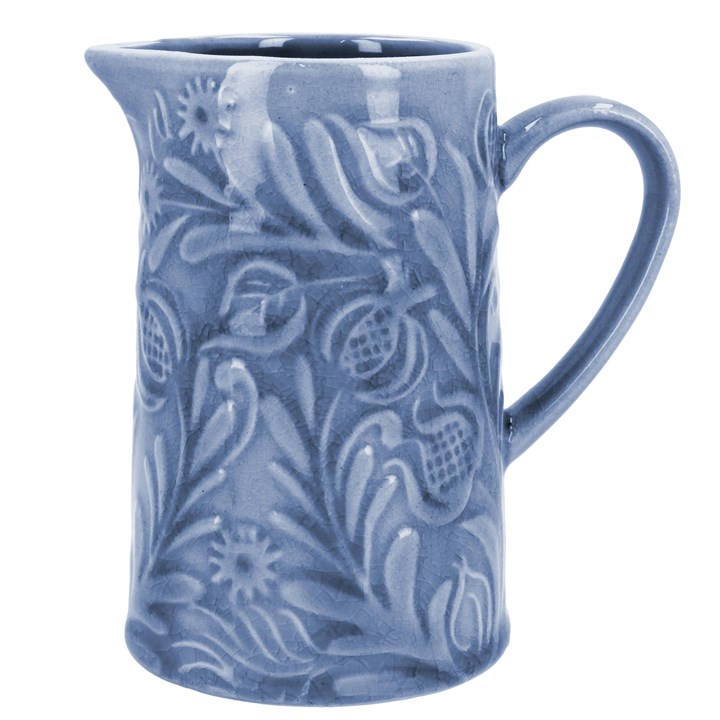 gisela graham Stoneware Jug - Blue Country Flowers