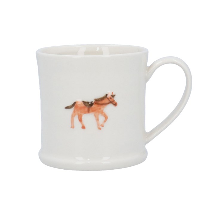 gisela graham Stoneware Mini Mug - Horse
