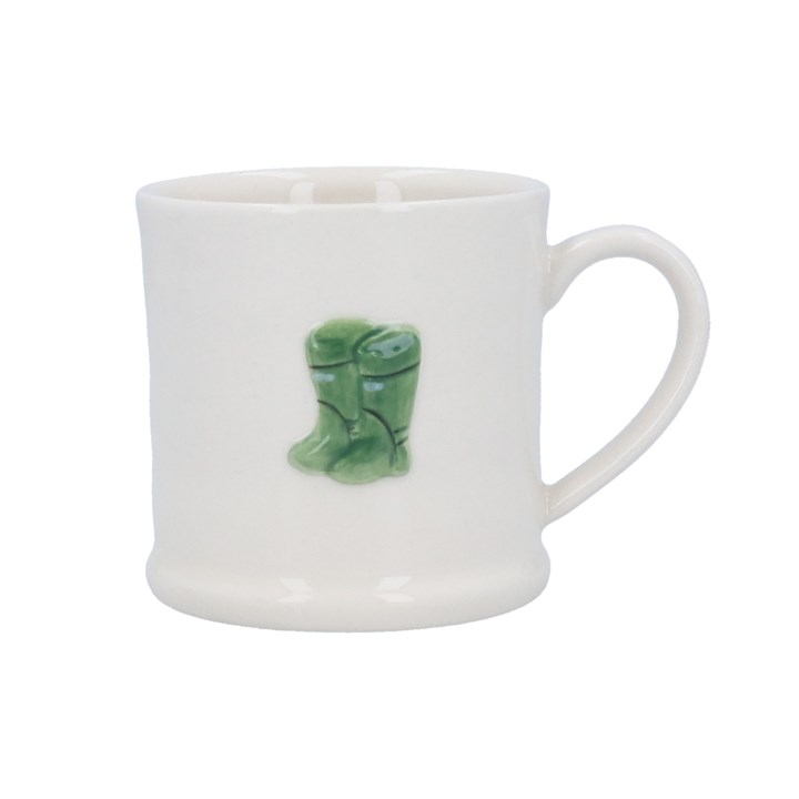 gisela graham Stoneware Mini Mug - Wellies