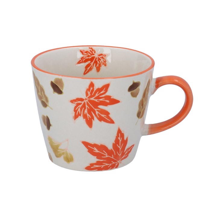 gisela graham Stoneware Mug - Autumn Leaves