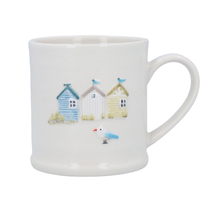 gisela graham Stoneware Mug - Beach Huts