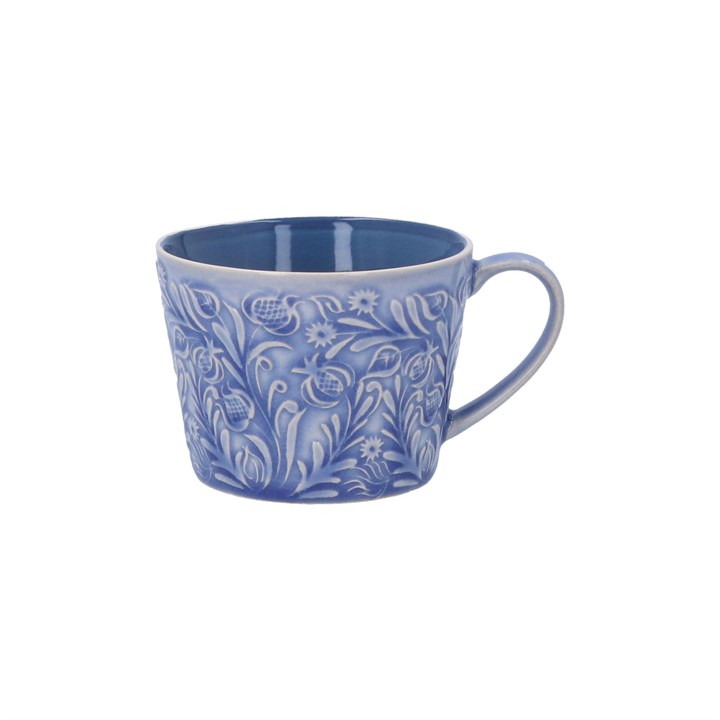 gisela graham Stoneware Mug - Blue Country Flowers