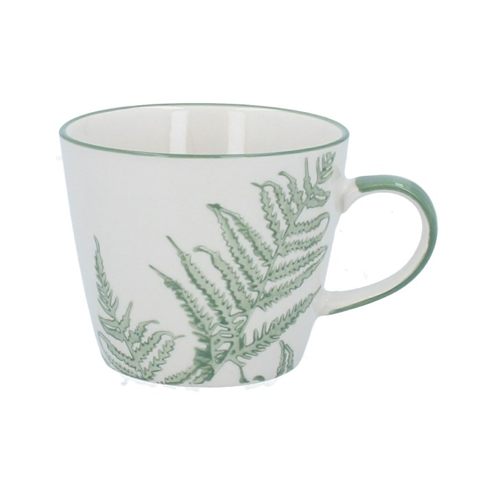 gisela graham Stoneware Mug - Green Fern