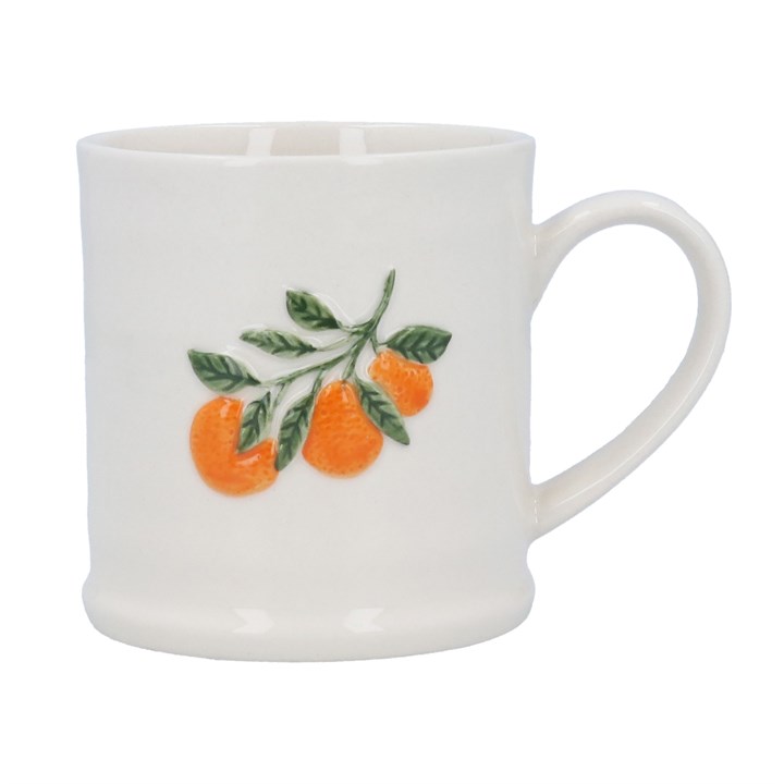 gisela graham Stoneware Mug - Orange Branch