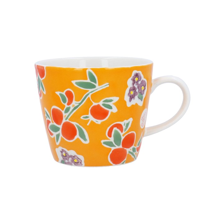 gisela graham Stoneware Mug - Orange Satsuma Branch
