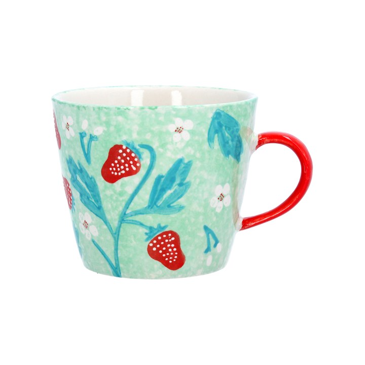 gisela graham Stoneware Mug - Strawberry Field